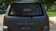 A113 on Andy's mom's car.