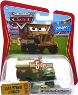 Saluting die-cast