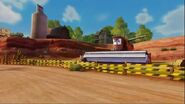 Frank in Cars 2: The Video Game as he appears during the opening of one of the Radiator Springs races.