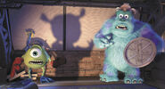 Monsters Inc Mike Sulley Boo shadow