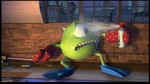 Mike accidentally sprays his eye with a Spray Cleaner
