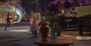 A painting of the Grady twins in Coco