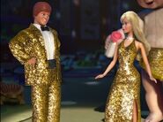Barbie with Ken and Big Baby at a special disco at Sunnyside