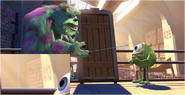 Within Monsters, Inc. its actually A13 on the pillar instead of A113.