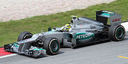 Formula One Mercedes car