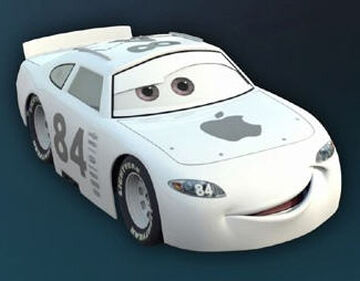 White lightning mcqueen car online