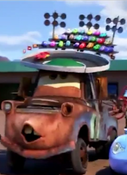 Crazy Hat Mater From Cars 3