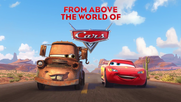 Some of the Planes promos use Lightning McQueen and Mater to illustrate that Cars and Planes share the same universe.