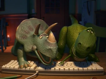 triceratops from toy story