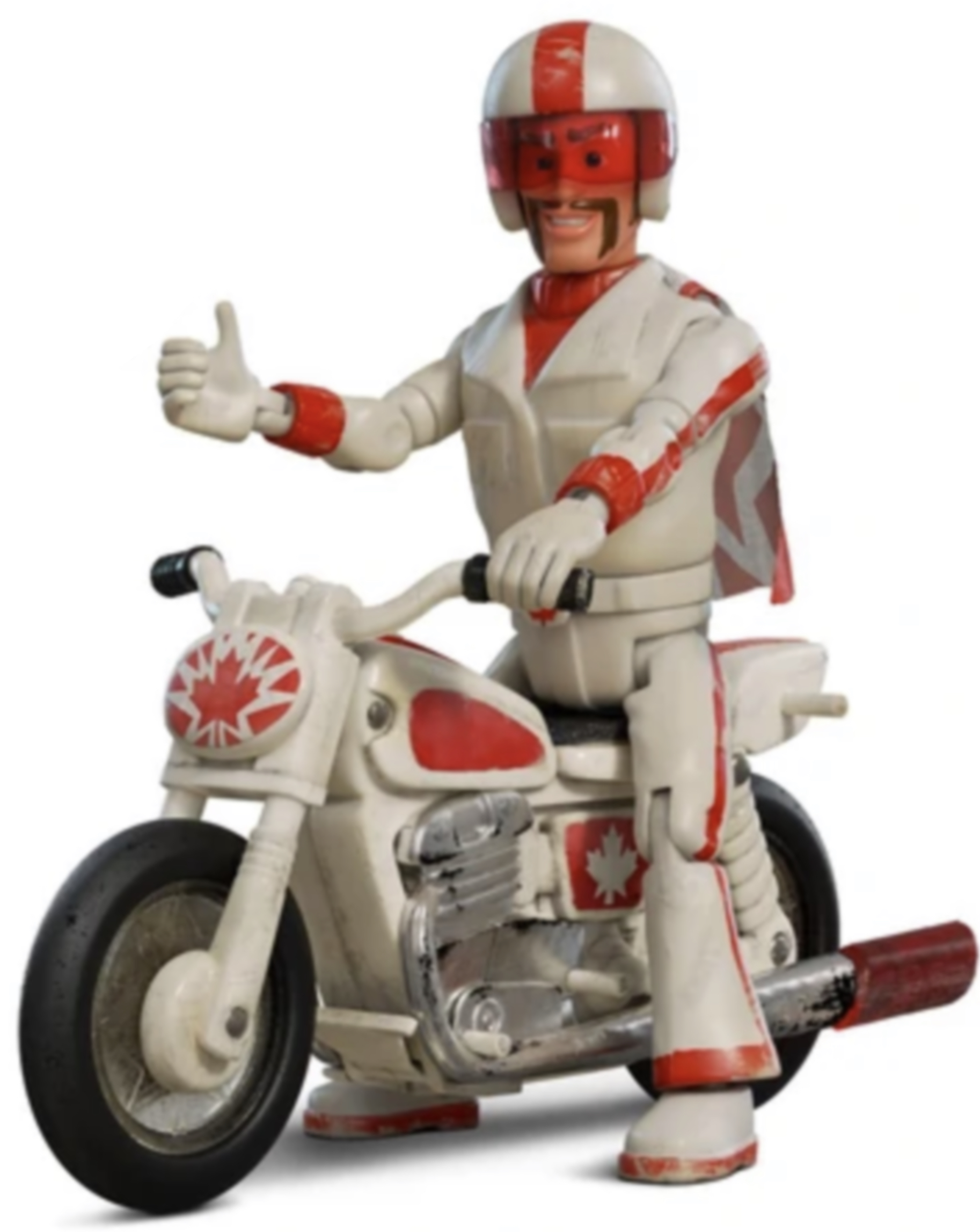 Details about   Disney Story 4 Duke Caboom Figure With Motorcycle Pull N Go High Speed Action 