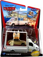 The Popemobile die-cast packaging