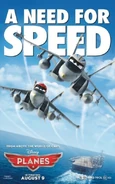 Bravo and Echo: "A Need for Speed" Planes poster.