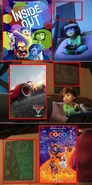 The three posters in Mason's gaming room were allusions to three of Pixar's then-upcoming films: Inside Out, Cars 3 and Coco.