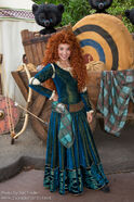 Merida as she appears in the Disney Theme Parks