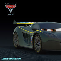 lewis hamilton black car