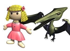 Janie and Pterodactyl