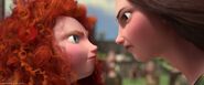 Elinor furious at Merida for her actions during the tournament