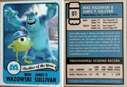 01 Mike and Sulley Rookie Card