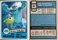 01 Mike and Sulley Rookie Card