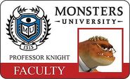 Professor Knight's ID card