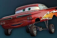 "This cool paint job is inspired by Ramone's famous friend Lightning McQueen. Ramone can show support for his friend and look pretty sweet doing it!"[1]