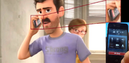 Riley's father in Inside Out uses a phone with iPhone's interface