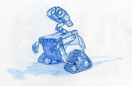 Concept art of Wall-e.