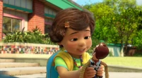 Woody is being found by Bonnie
