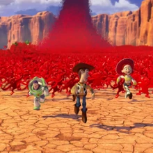 toy story red monkeys