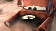 Mater receives a clock on his "nose", which transforms him into a time travel machine