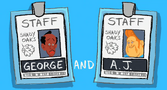 George and A.J. title card.png