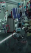 SR-V watching EVE get upset at WALL-E