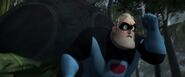 The boulder scene is parodied again in The Incredibles, when the Omnidroid 08 chases Mr. Incredible.