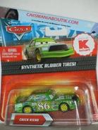 Rubber Tires die-cast.