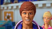 Ken is shocked to find that he and Barbie have ended up in Bonnie's room instead of Hawaii.
