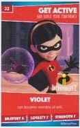 Violet's Disney Heroes Collection Card
