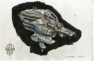 Early concept art of the axiom