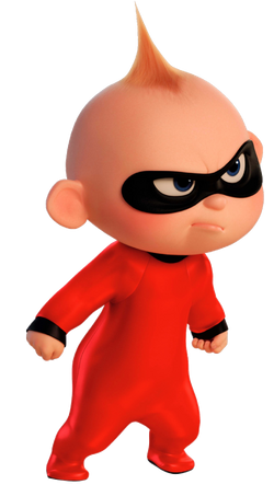 Disney Pixar Mr. Incredible and Baby Jack. Jack Talks and turns