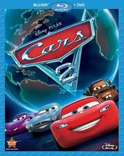 Cars 2 blu-ray disc