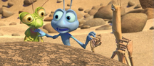 Flik with Slim and Manny