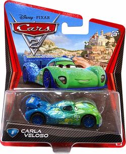 Disney Pixar Cars 2 CARLA VELOSO #8 I Have Many & Combine Ship