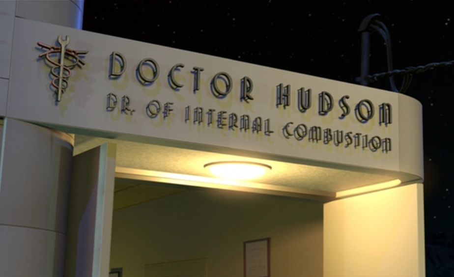 Doctor Hudson Dr. of Internal Combustion Pixar Wiki Fandom