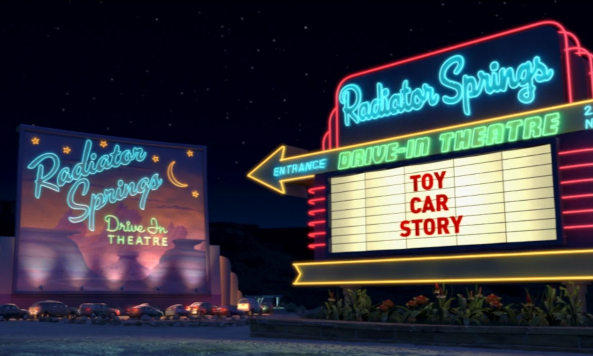 Radiator Springs DriveIn Theatre Pixar Wiki Fandom
