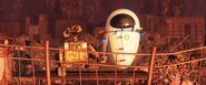 Eve and Wall-E Holding Hands