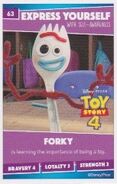 Forky's Disney Heroes Collection Card