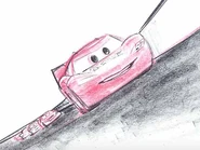 Lightning racing on track