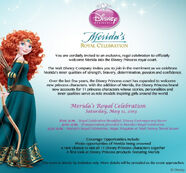 Invitation of Merida's coronation