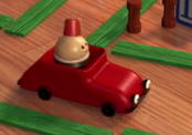 Little red car