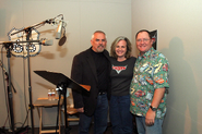 John Lasseter with John Ratzenberger and Darla Anderson