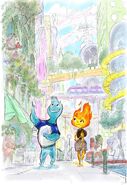 First sketch of Ember and Wade.